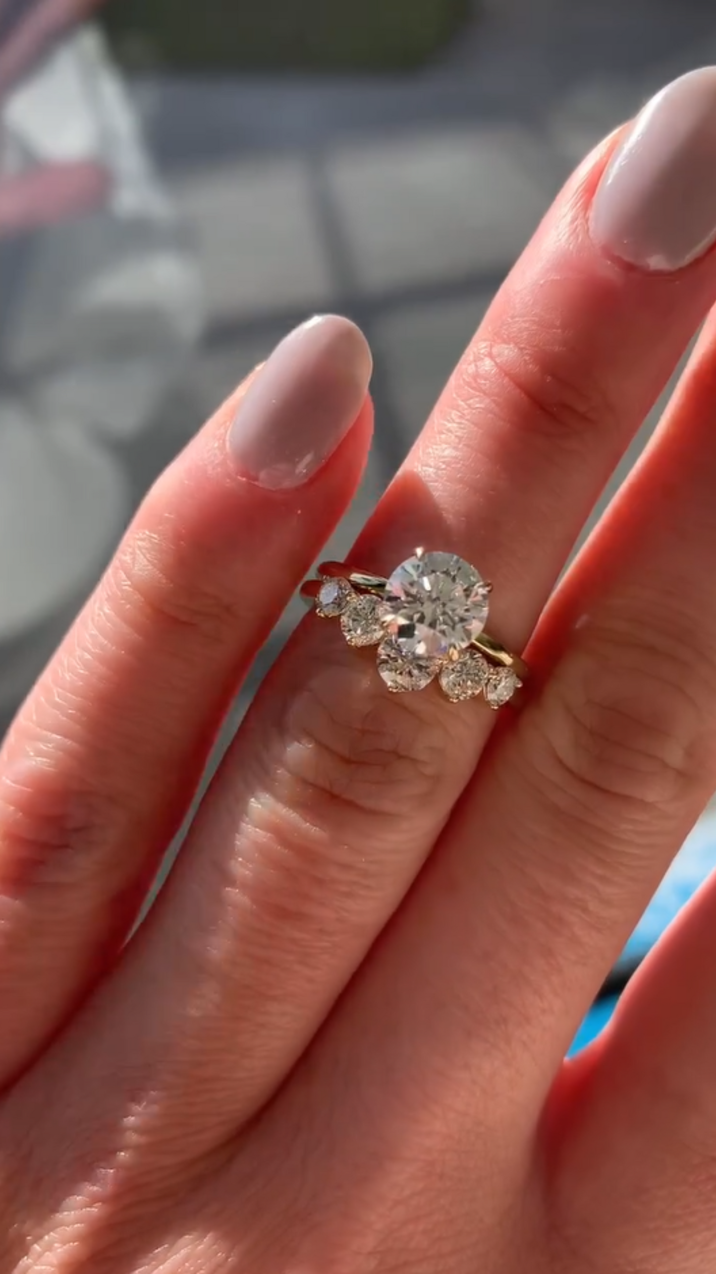 1.50 Carat Round Cut Hidden Halo Minimalist Engagement Ring - Evara Jewelry LLC