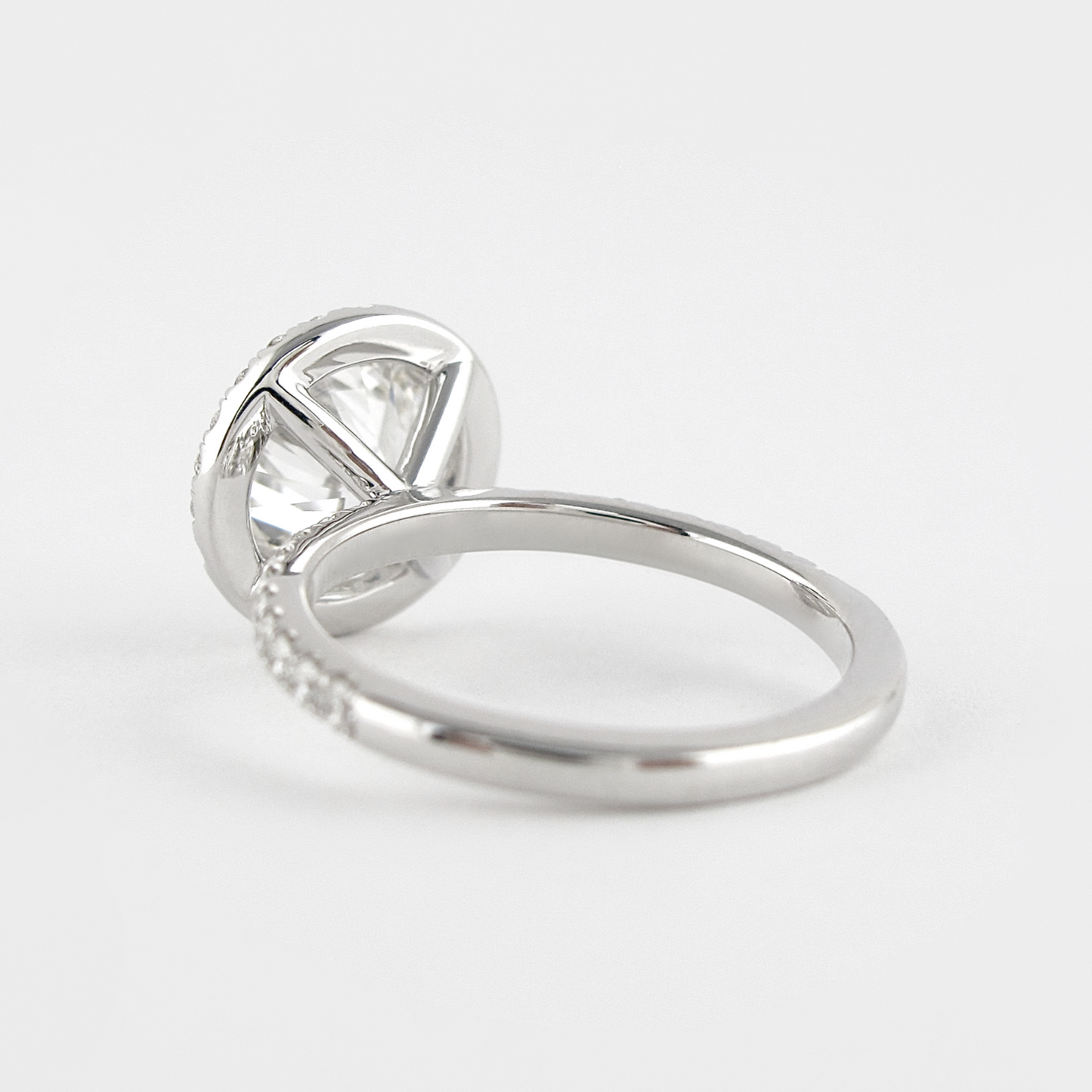 2 Carat Round Cut Halo Diamond Classic Engagement Ring - Evara Jewelry LLC