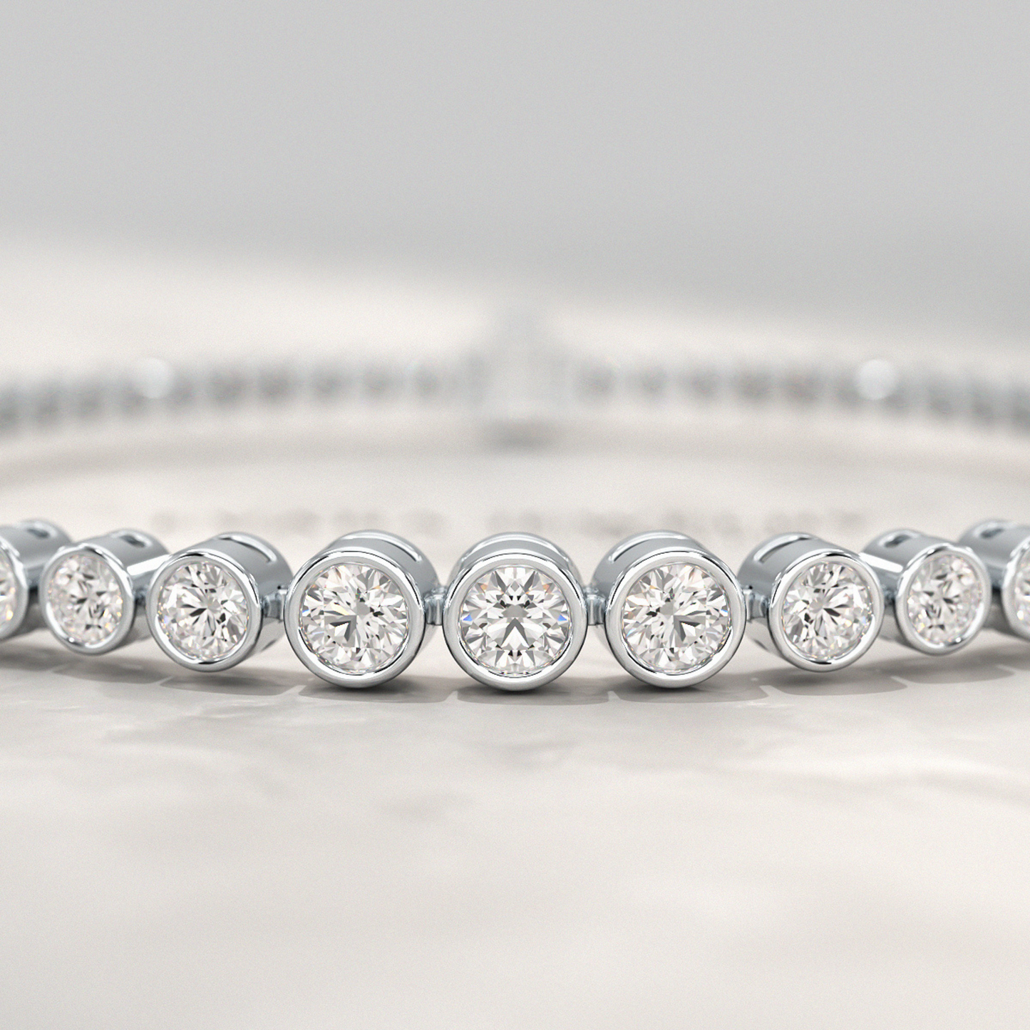 3 Carat Graduating Diamond Tennis Bracelet with Lab Grown Diamonds - Evara Jewelry LLC