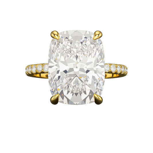 5 Carat Cushion Cut Diamond Ring