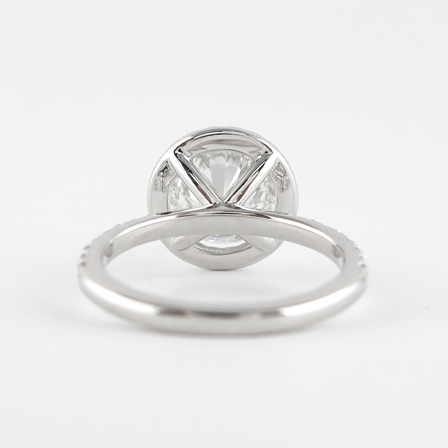 2 Carat Round Cut Halo Diamond Classic Engagement Ring - Evara Jewelry LLC