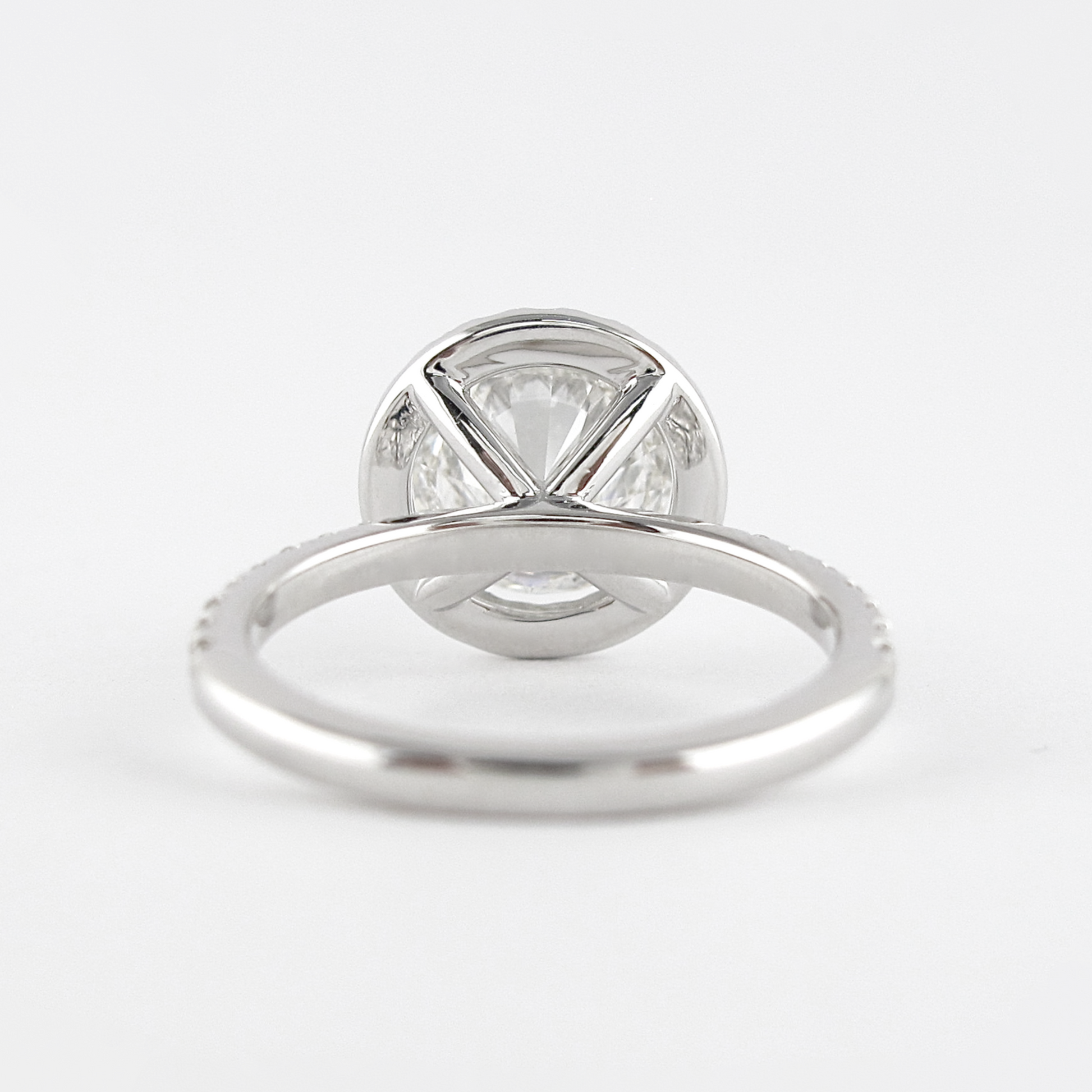 2 Carat Round Cut Halo Diamond Classic Engagement Ring - Evara Jewelry LLC