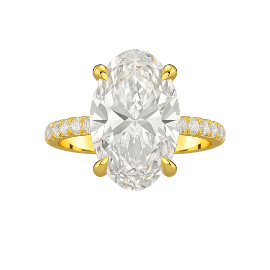 6 Carat Oval Diamond Engagement Ring