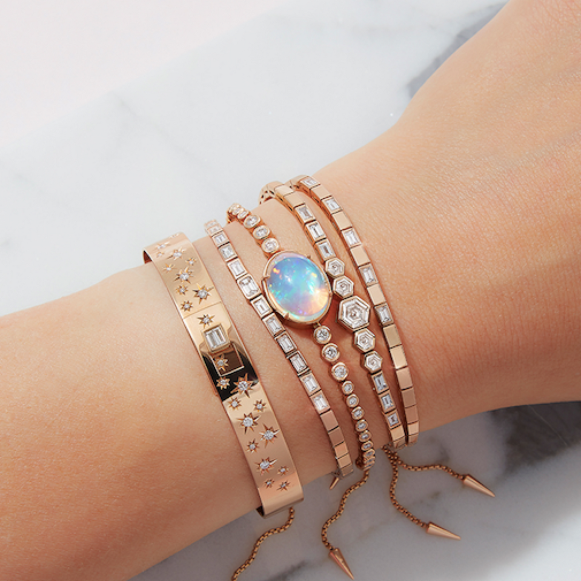 2 Carat Emerald Cut Diamond Tennis Bracelet with Lab Grown Diamonds - Evara Jewelry LLC