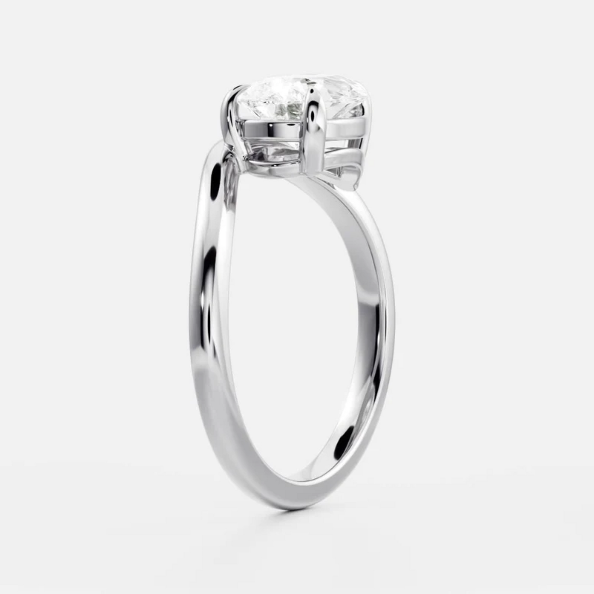 1.50 Carat Pear Cut East West Engagement Ring - Evara Jewelry LLC