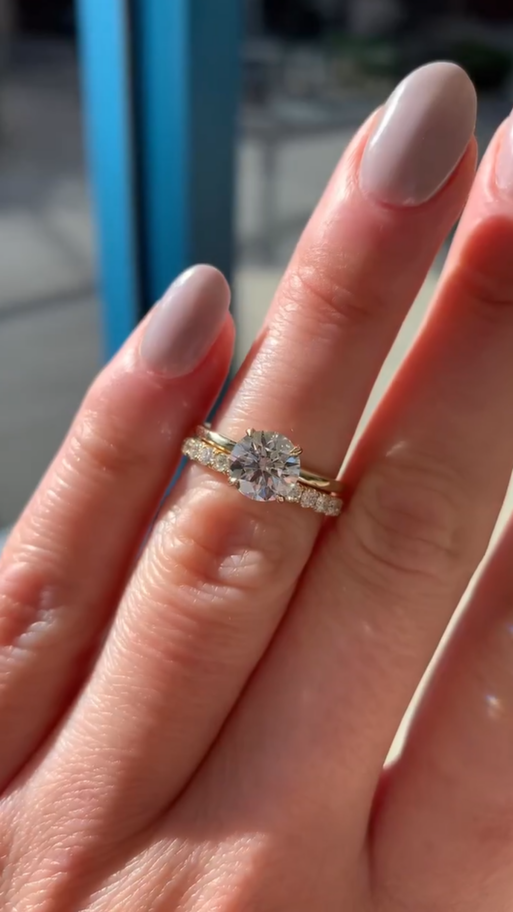 1.50 Carat Round Cut Hidden Halo Minimalist Engagement Ring - Evara Jewelry LLC