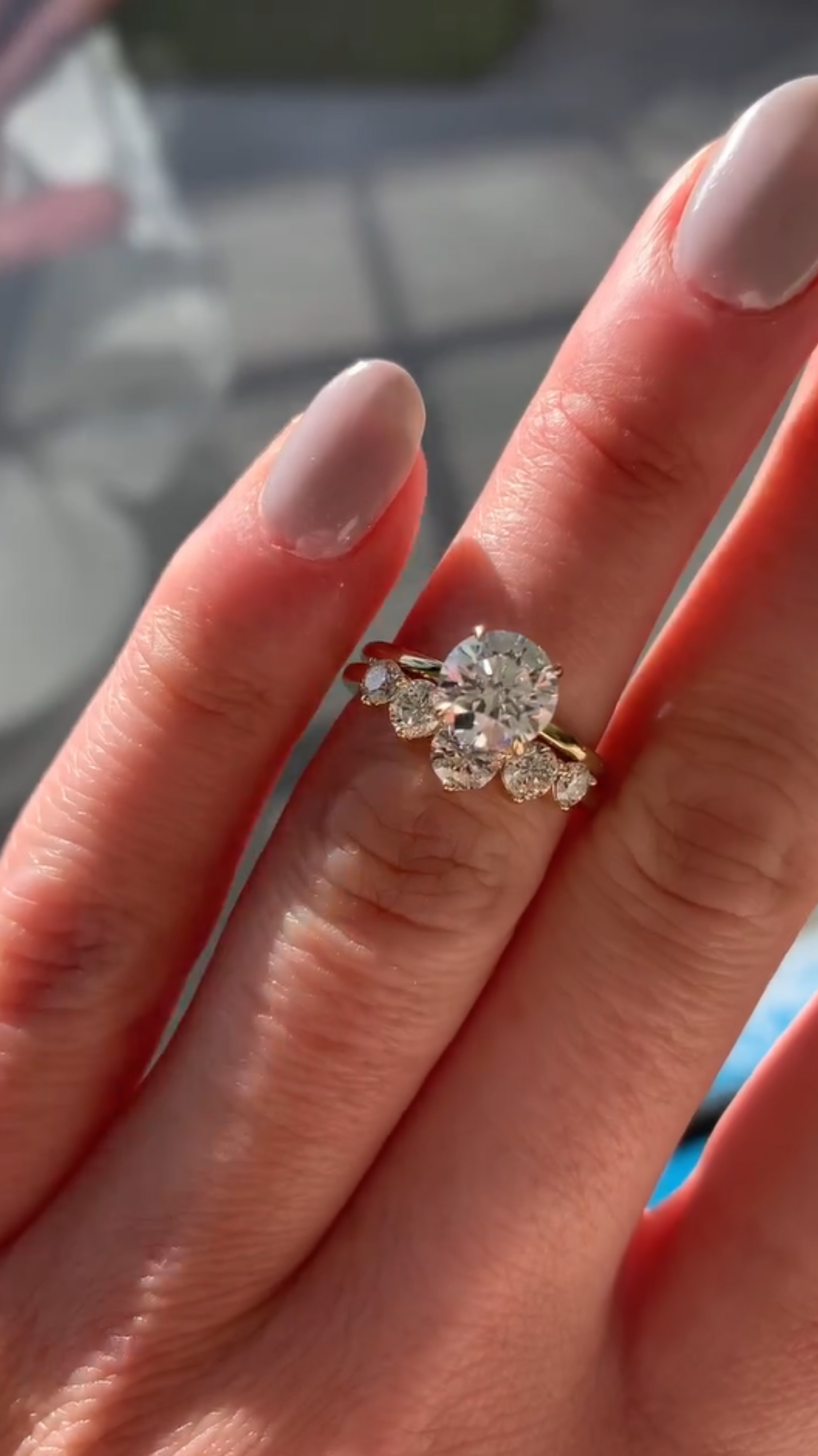 1.50 Carat Round Cut Hidden Halo Minimalist Engagement Ring - Evara Jewelry LLC