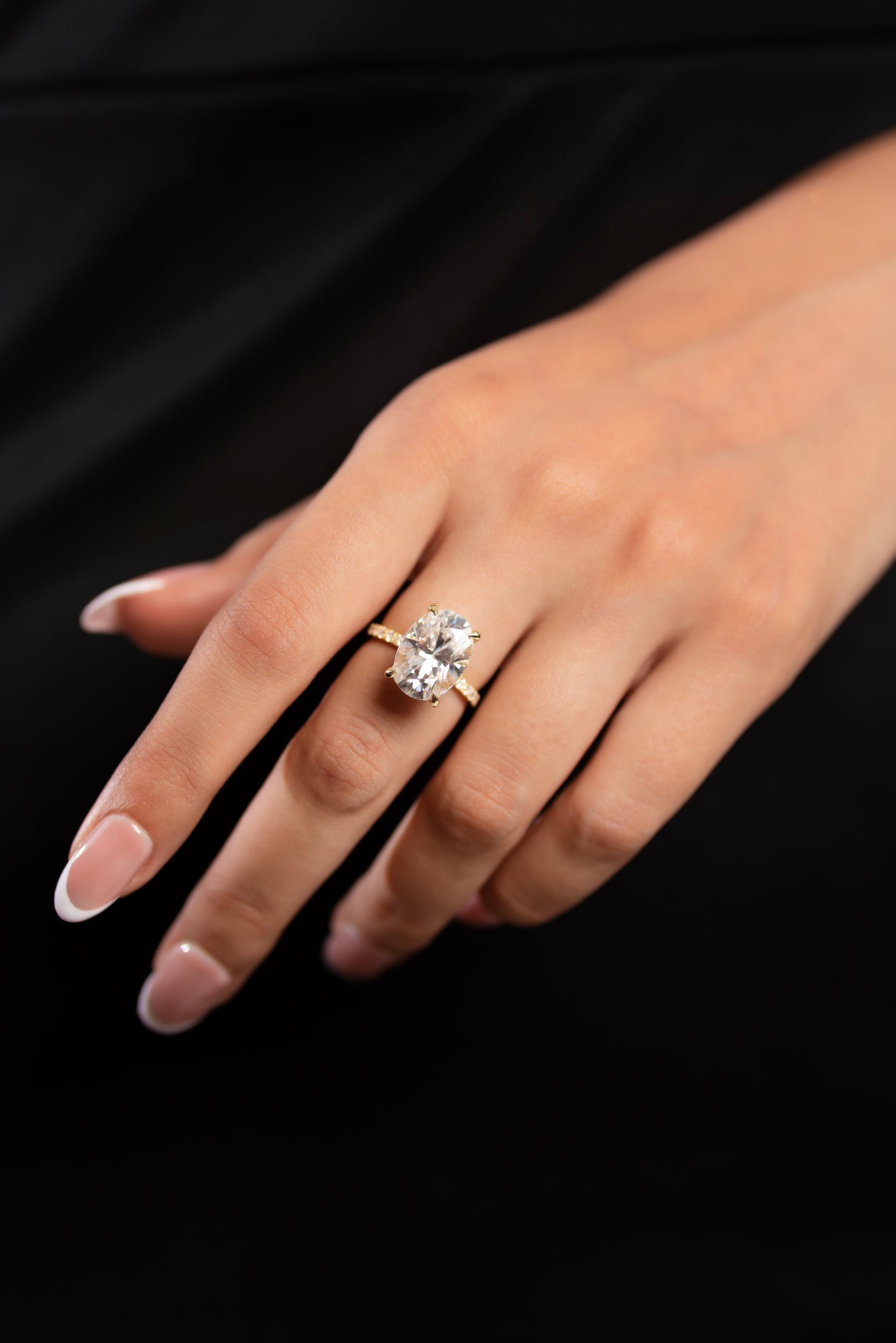 5 Carat Oval Cut Diamond Wedding Ring