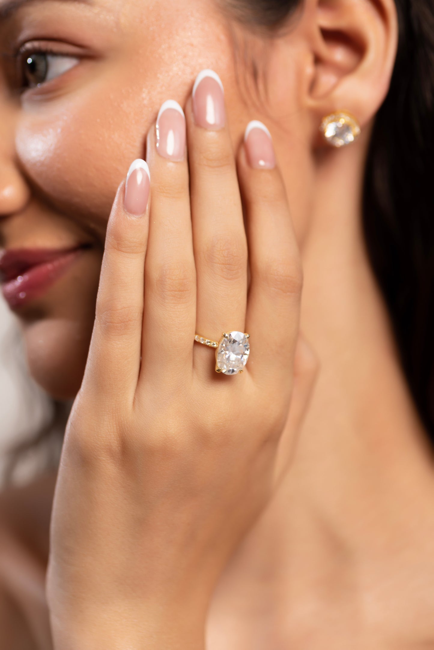 5 Carat Oval Cut Diamond Wedding Ring