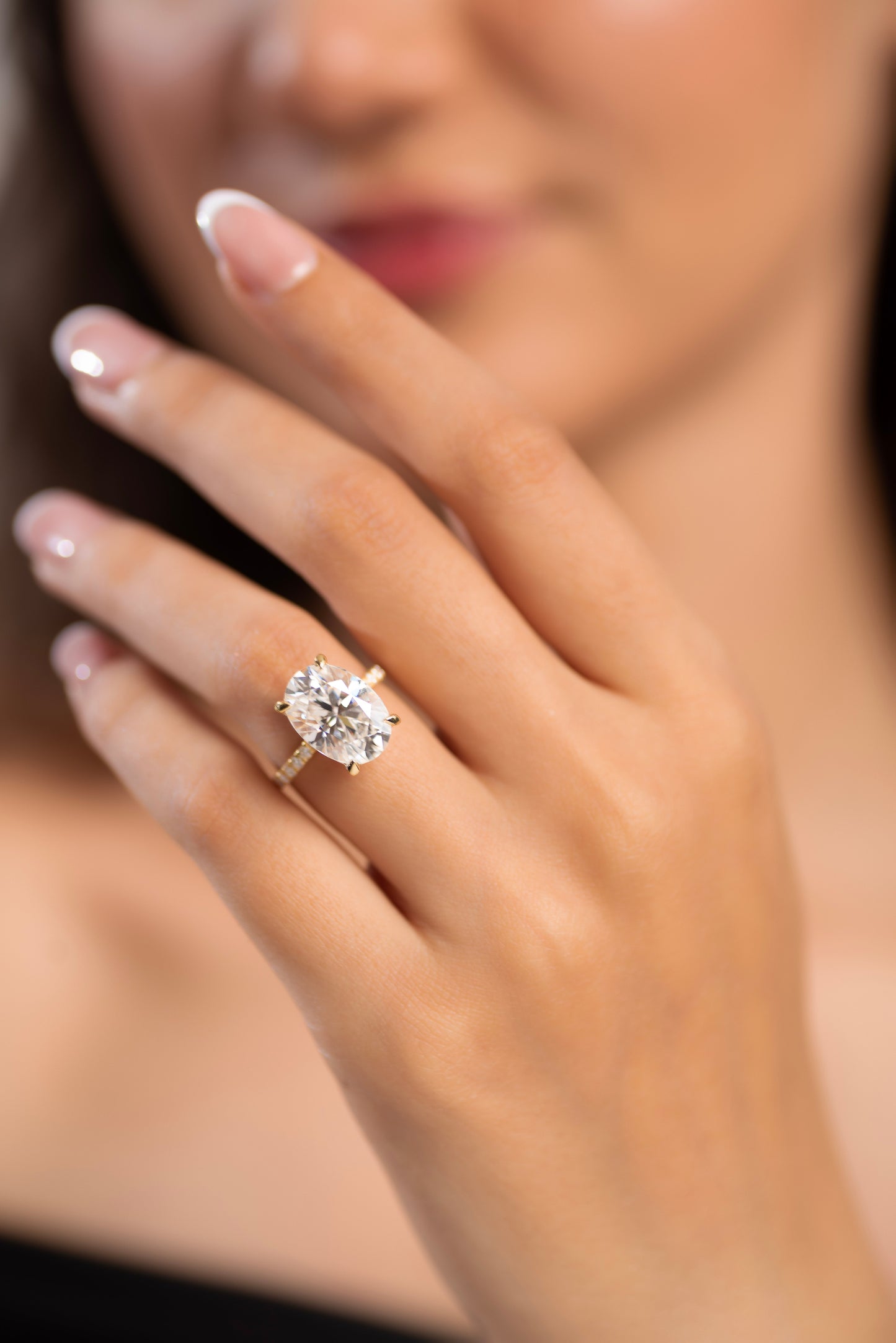 5 Carat Oval Cut Diamond Wedding Ring