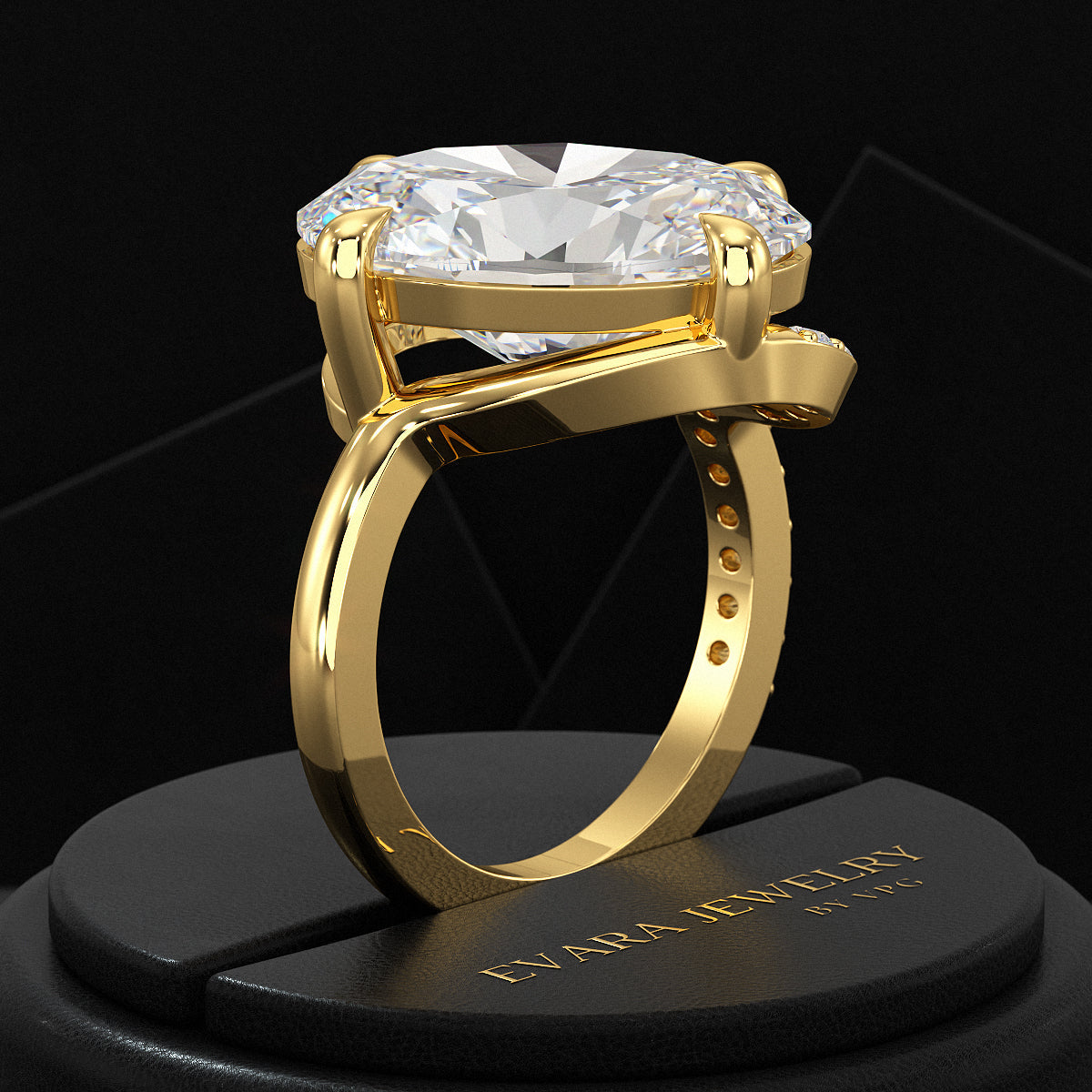 7 Carat Oval Diamond Wedding Band